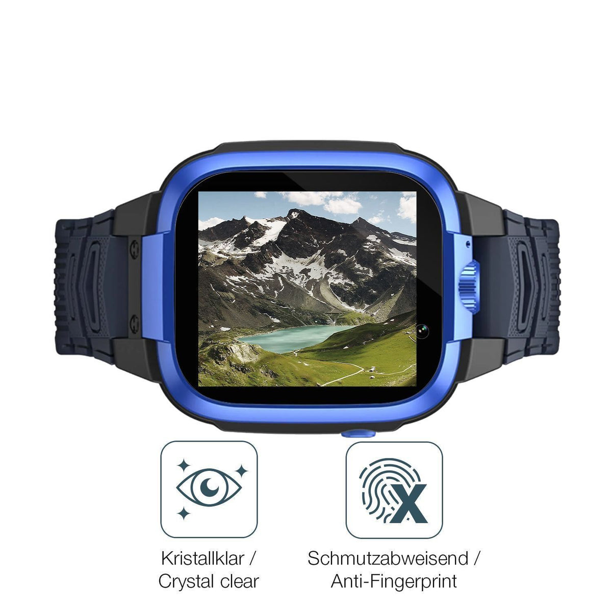 6x Schutzfolie klar für Mibro Kids Z3 Display-Schu (4)