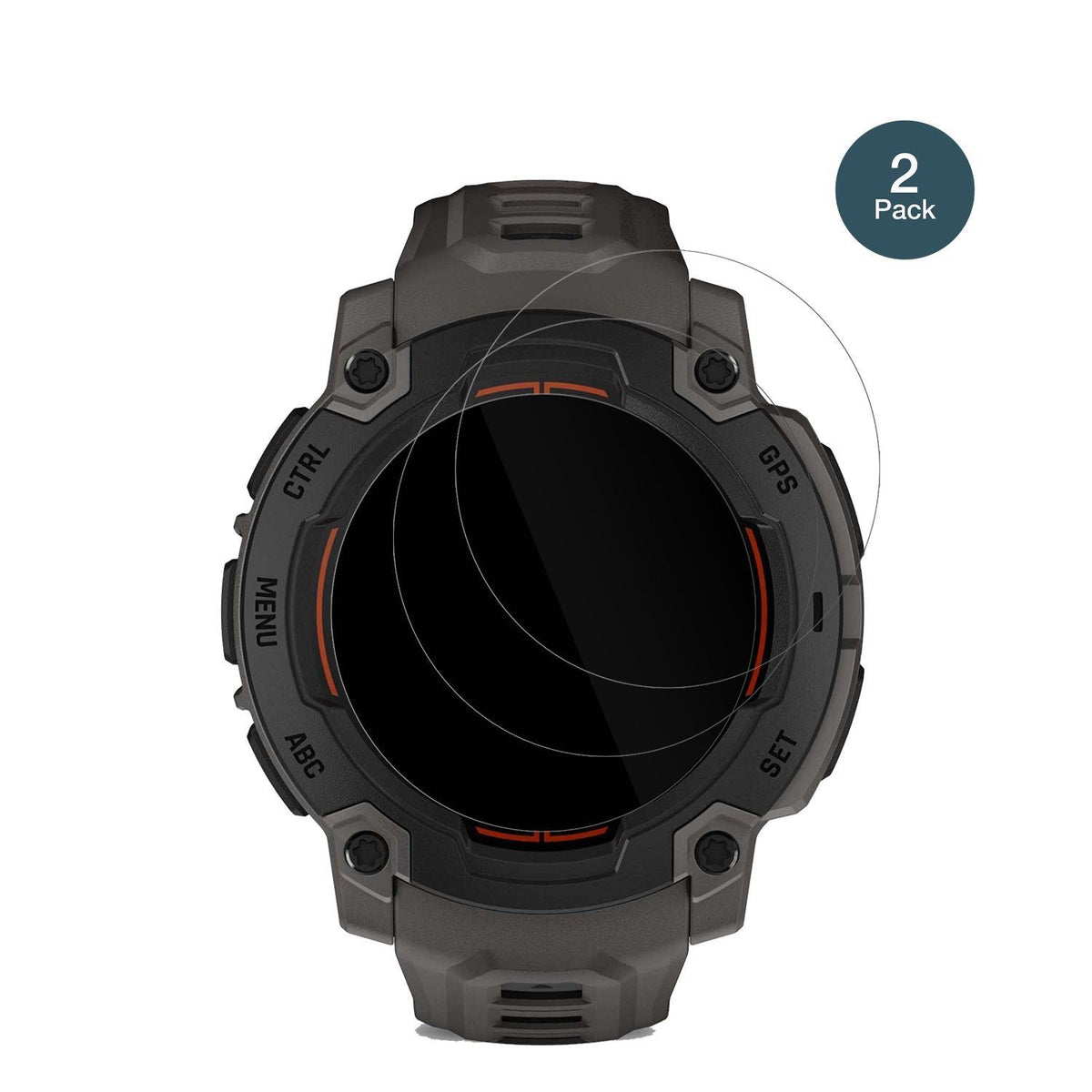 2x 9H Schutzfolie für Garmin Instinct E 40mm Panze (2)