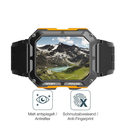 2x 9H Schutzfolie matt für Stahlgear Herkules Panz (5)
