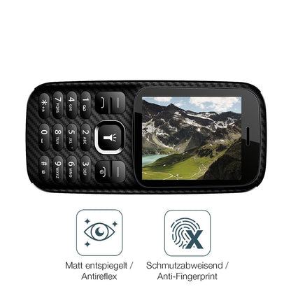 2x 9H Schutzfolie matt für Energizer Mobile E13 Pa (5)