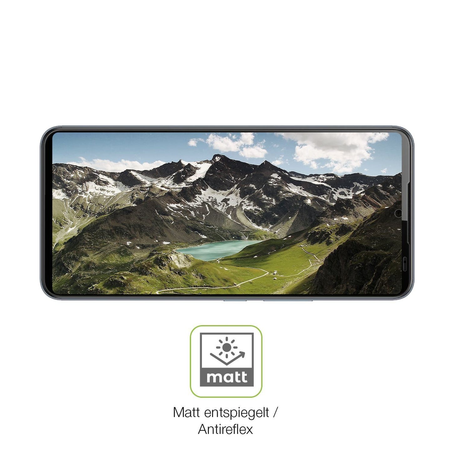 2x Full Cover Schutzfolie matt für Mobicel IX Plus (5)