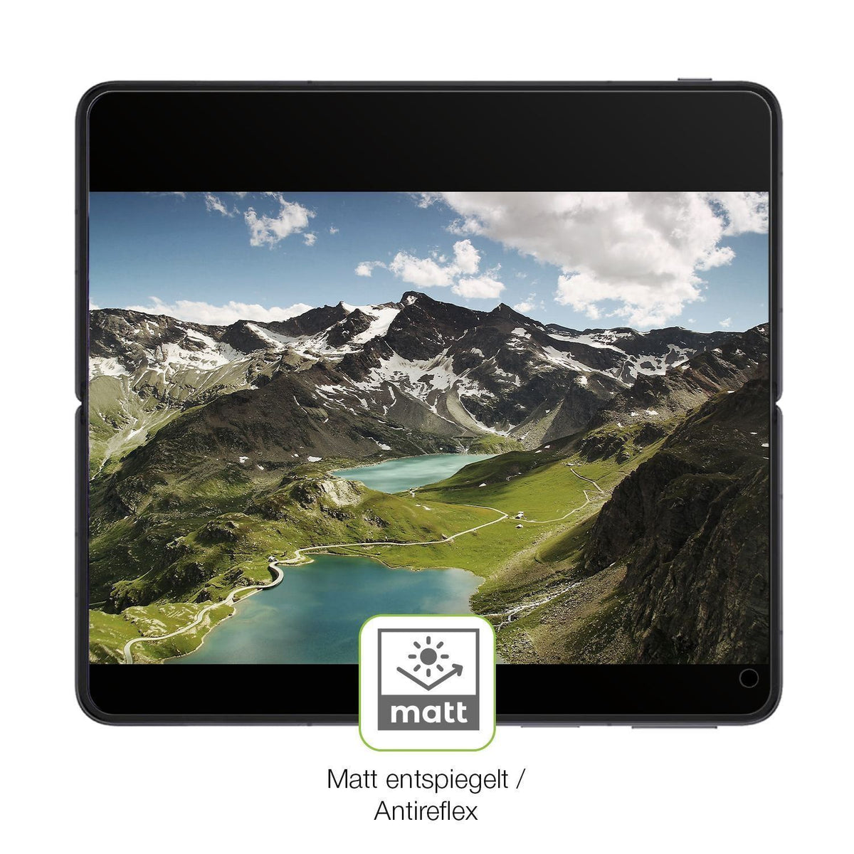 2x Full Cover Schutzfolie matt für Oppo Find N5 In (5)