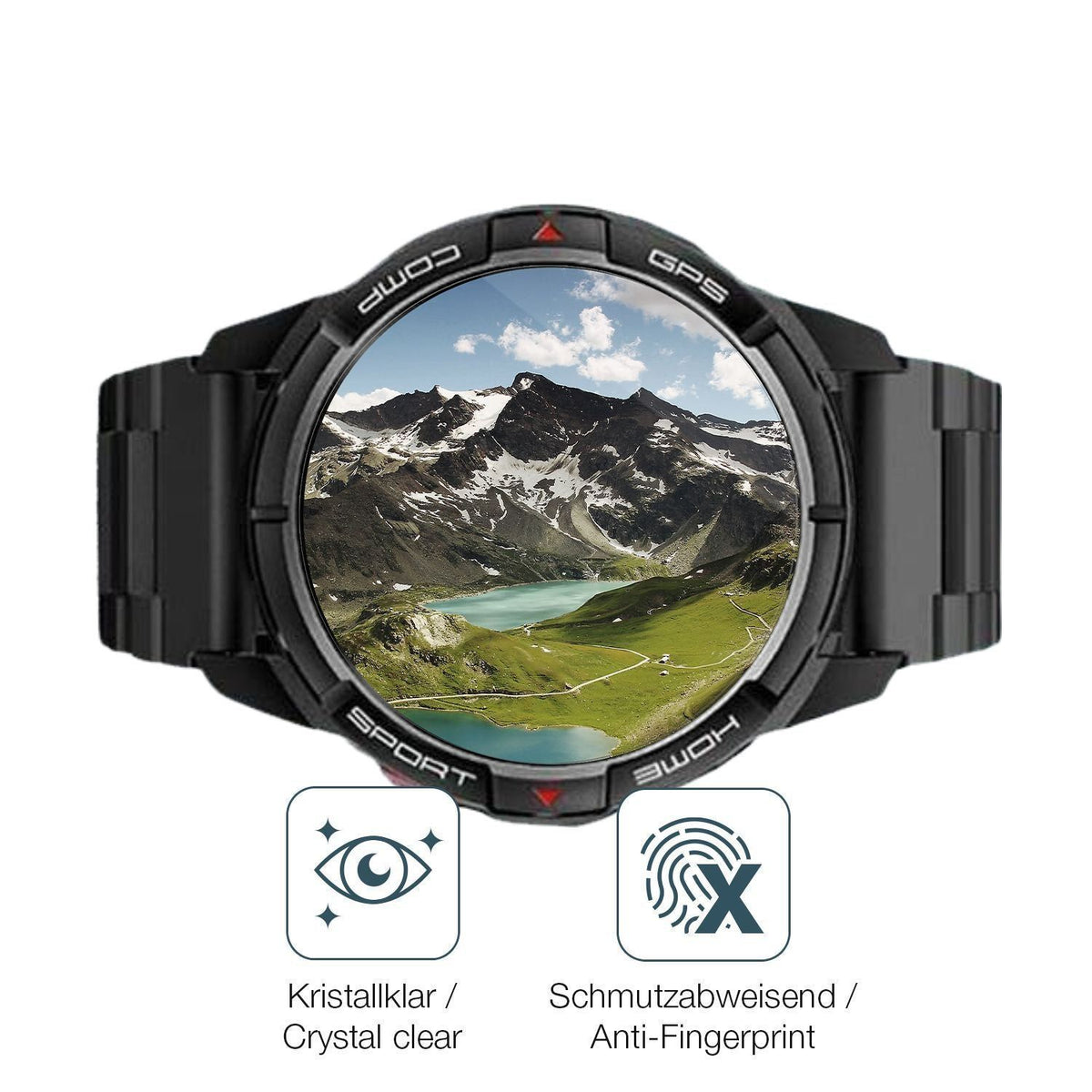6x Schutzfolie klar für Xiaomi Mibro GS Active Dis (4)