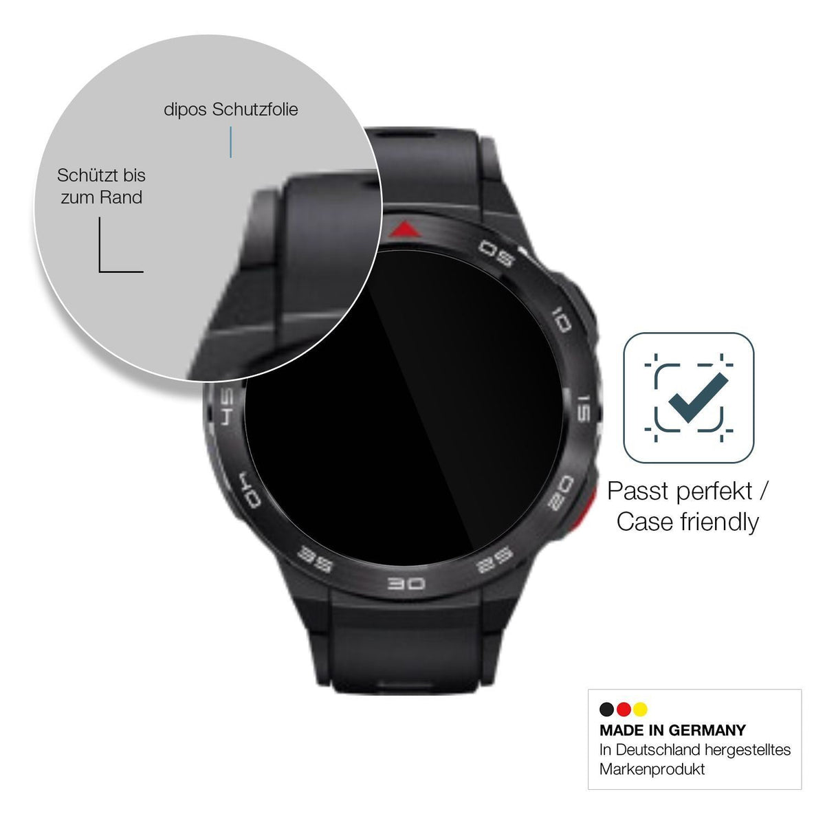 2x 9H Schutzfolie für Xiaomi Mibro GS Pro Panzerfo (6)