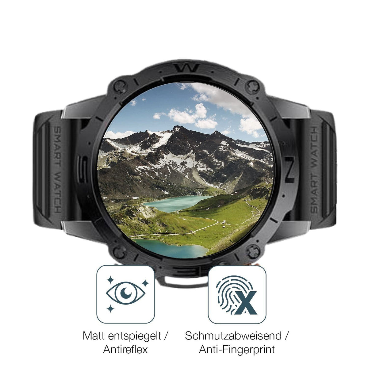 6x Schutzfolie matt für Atheewon S10 Display-Schut (4)