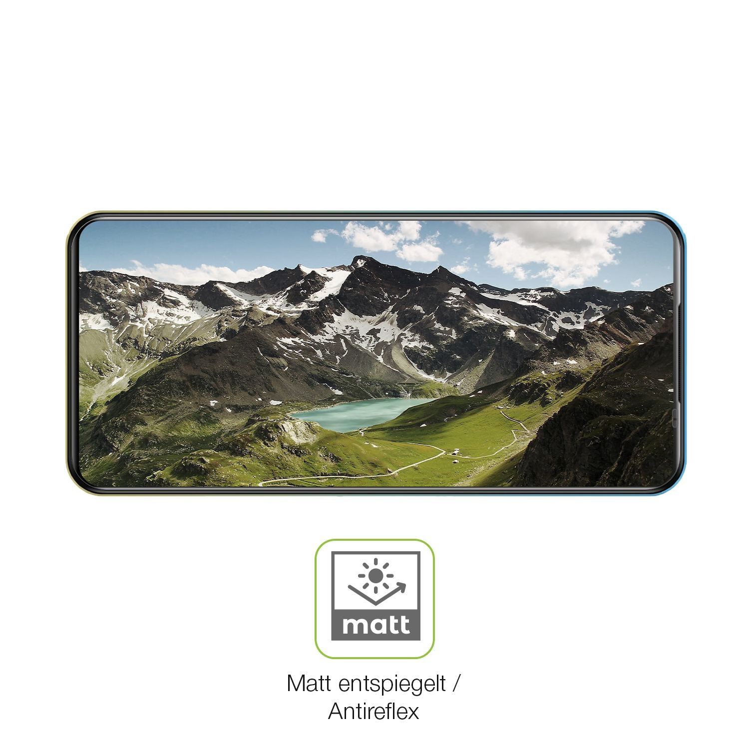 2x Full Cover Schutzfolie matt für Mobicel R9 Pro (5)