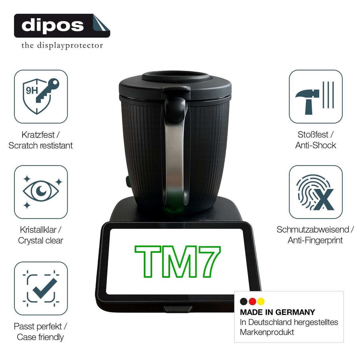 Displayschutz passend für Vorwerk Thermomix TM7 Sc (3)