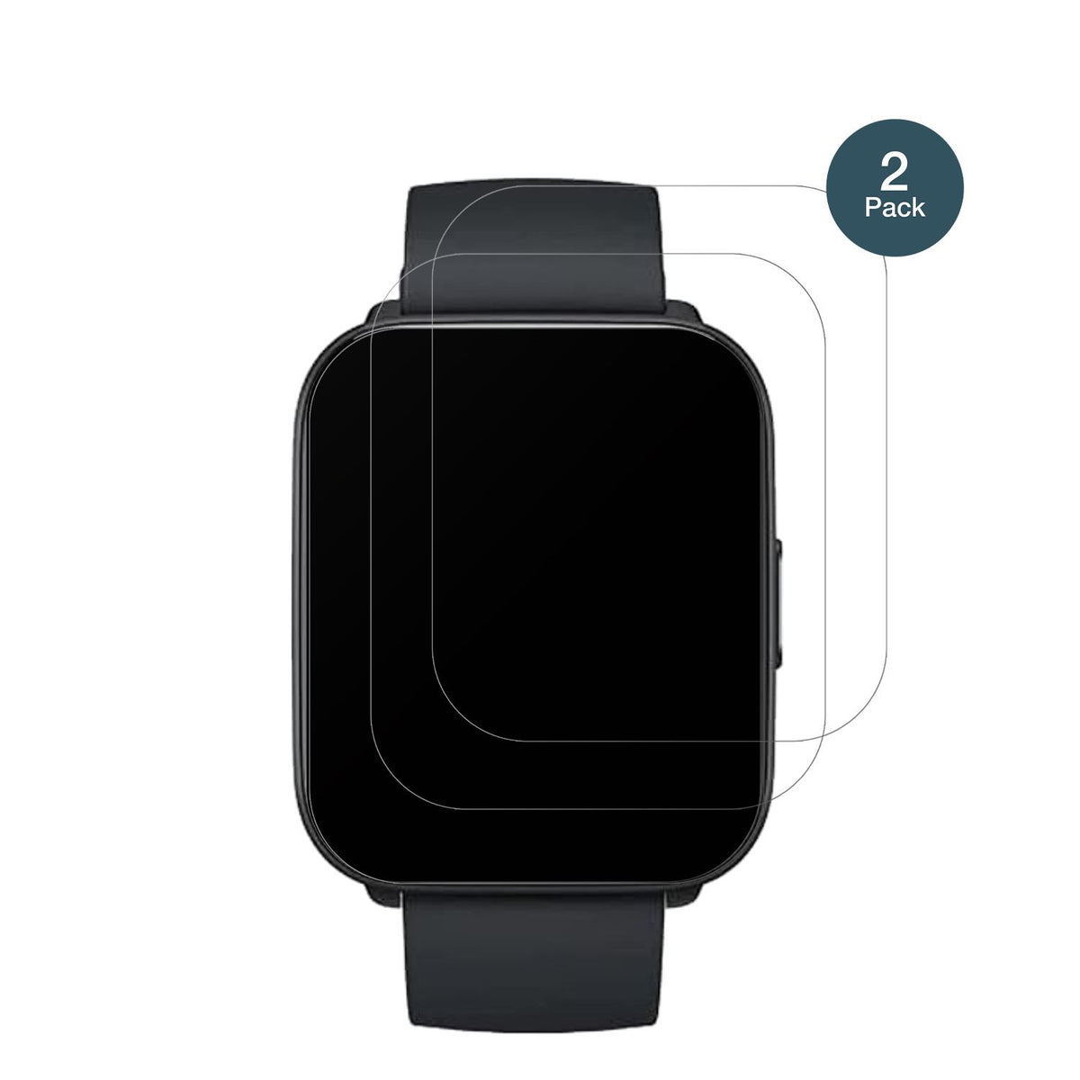 2x 9H Schutzfolie matt für Xiaomi Mibro Watch C2 P (2)
