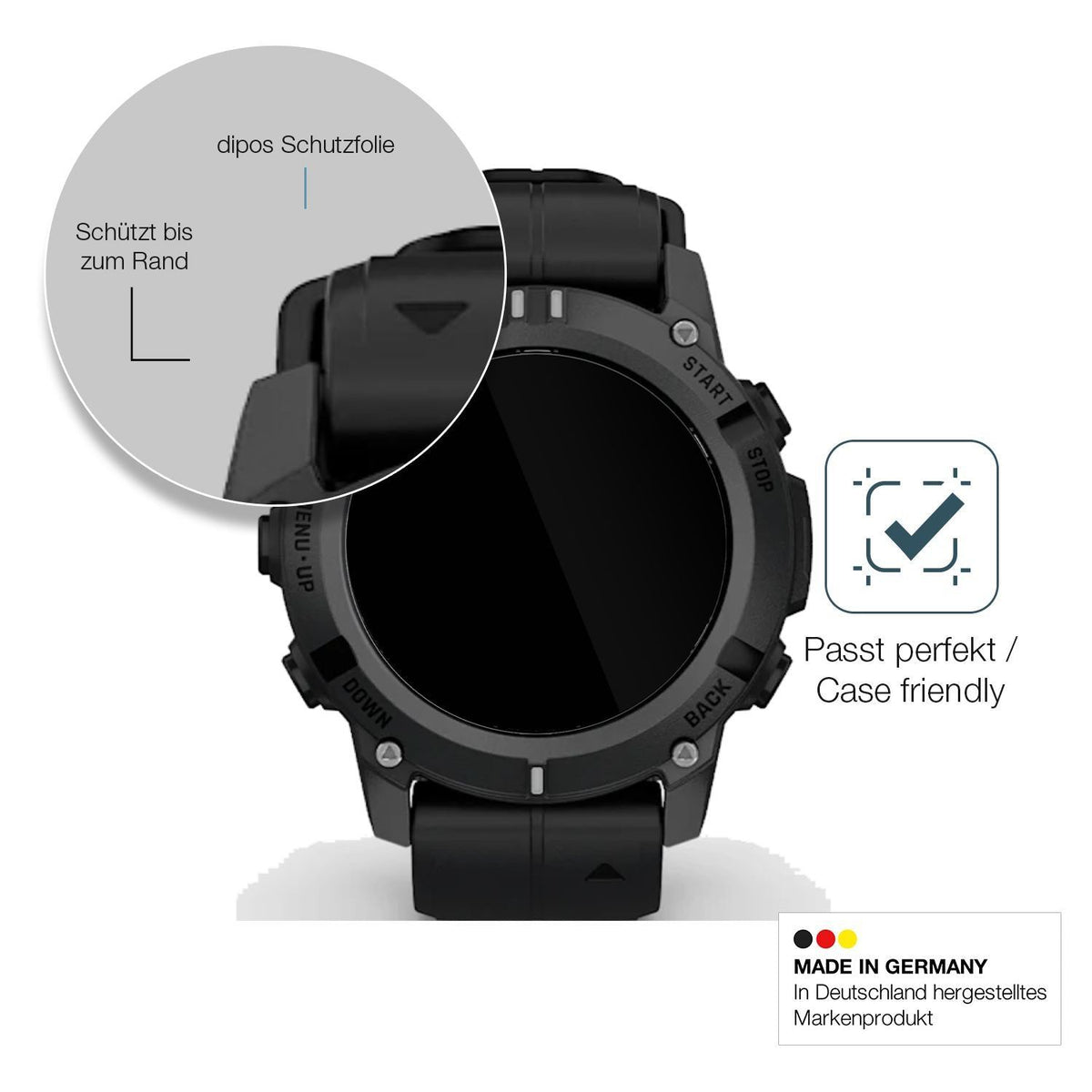 2x 9H Schutzfolie für Garmin Descent G2 Panzerfoli (6)