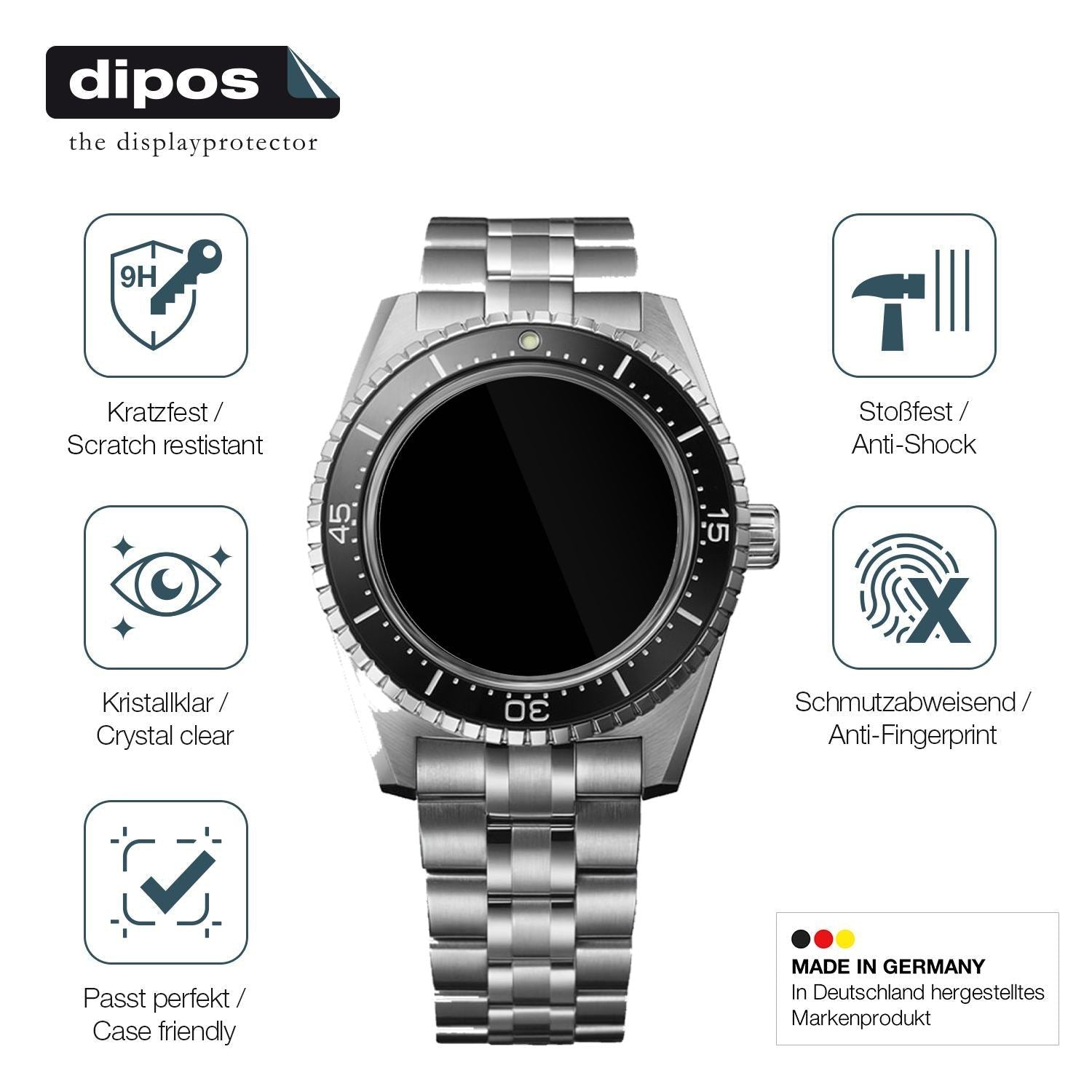 2x 9H Schutzfolie für Seiko Prospex Ladies Marine  (7)