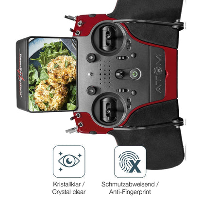 2x Schutzfolie klar für PowerBox Systems Atom Disp (4)