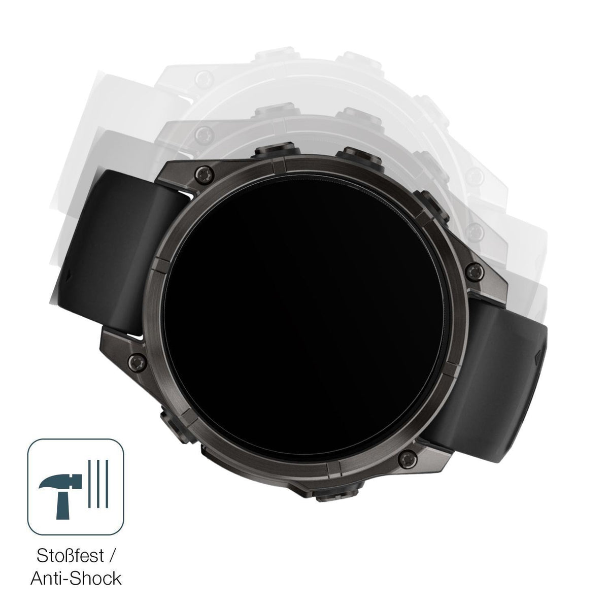 2x 9H Schutzfolie matt für Garmin Tactix 8 47mm AM (4)
