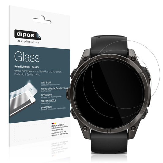 2x 9H Schutzfolie für Garmin Tactix 8 51mm AMOLED  (1)