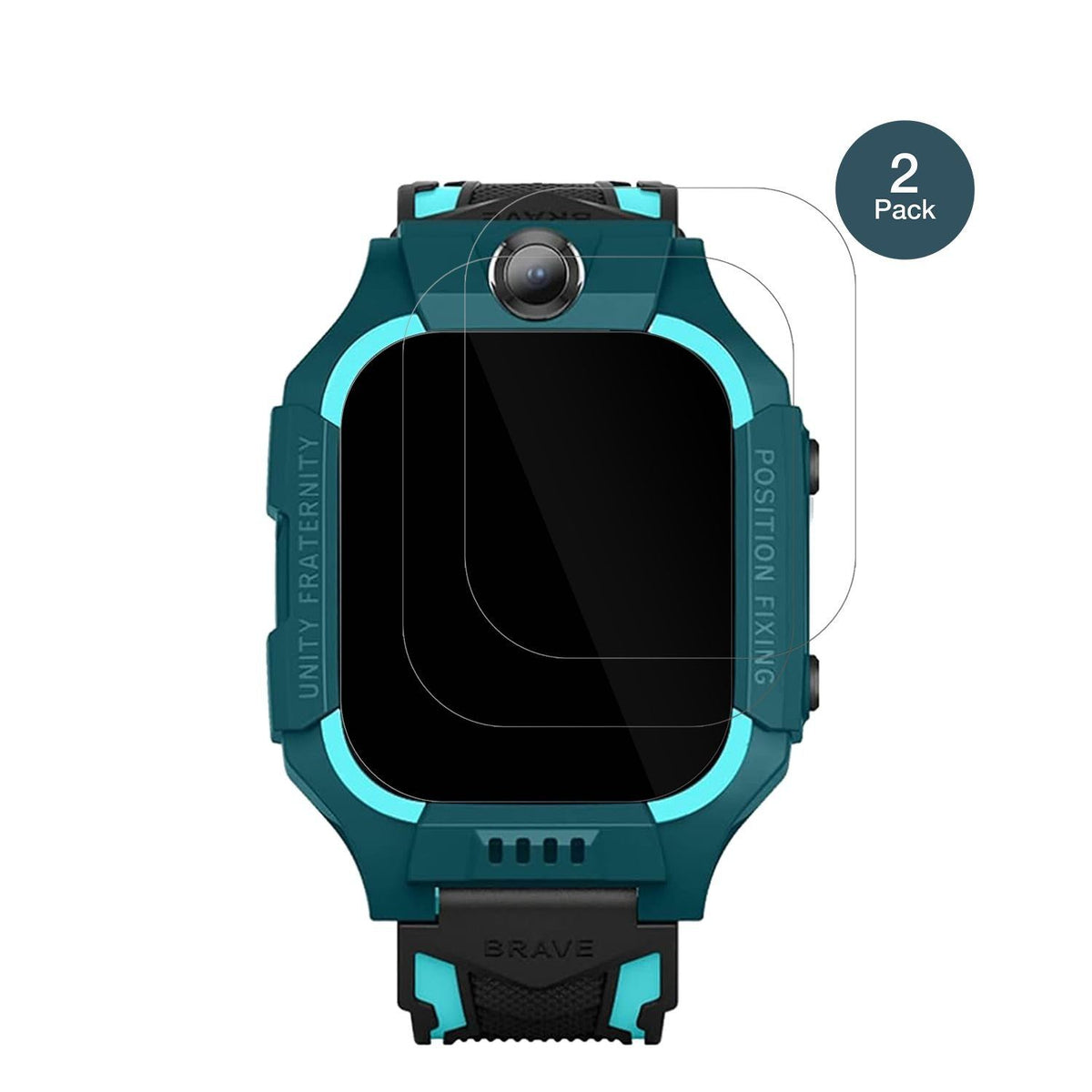 2x 9H Schutzfolie für xO Kids Smartwatch H100 Panz (2)