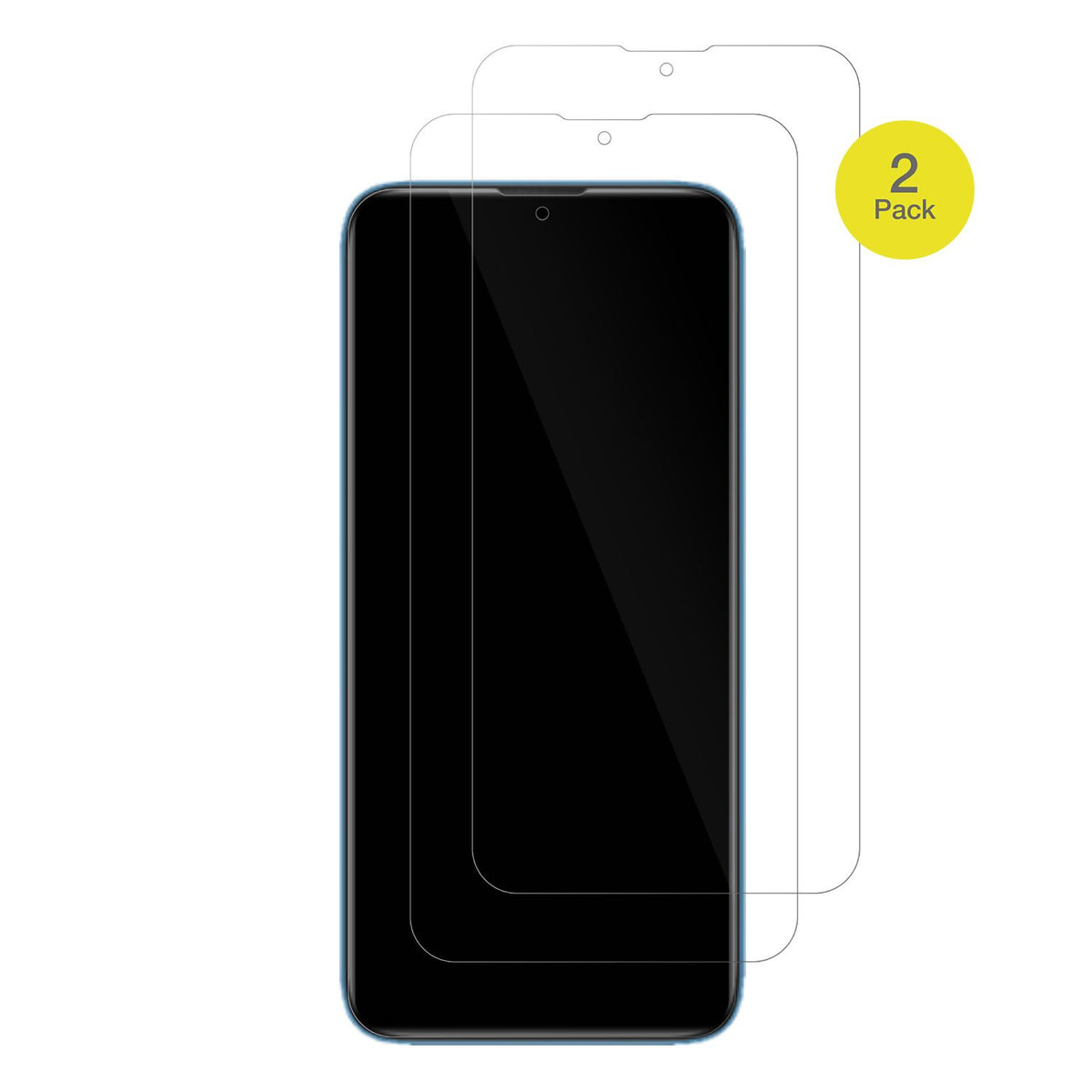 2x 3D Full Cover Schutzfolie für Mobicel Legend Ma (2)