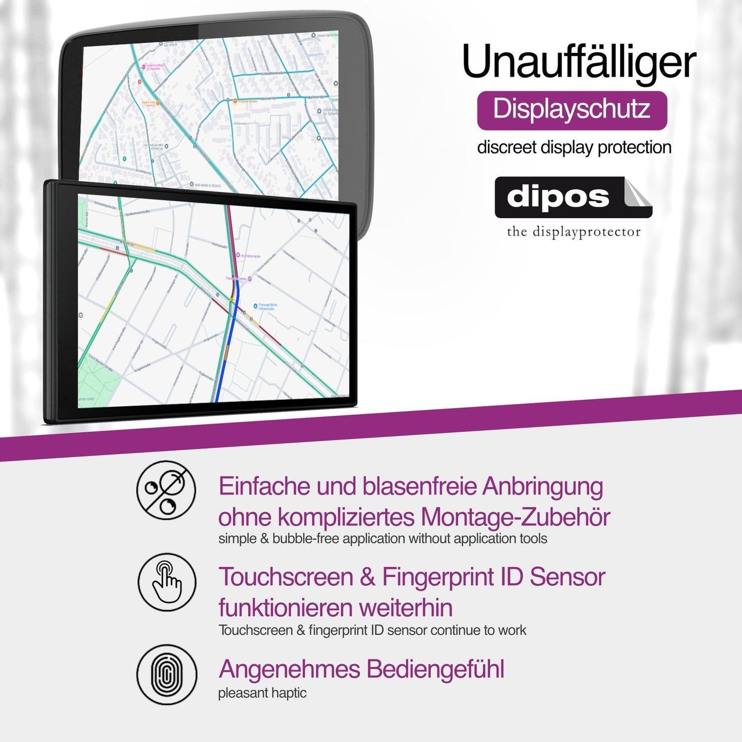 2x Schutzfolie klar für Eonon ua12s plus-6g Displa (2)