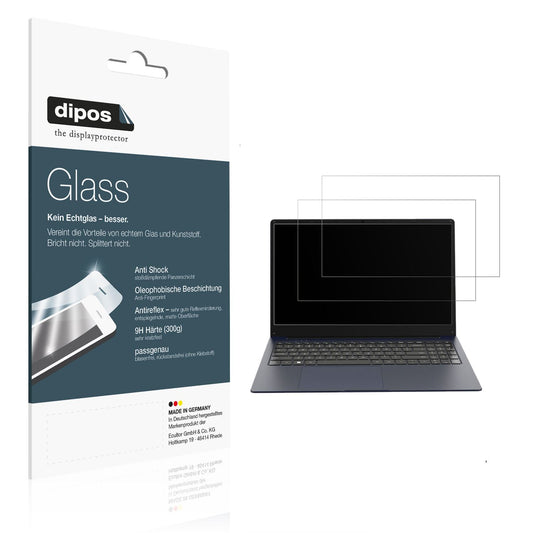 2x 9H Schutzfolie matt für VALE Laptop R15E 15.6 Z (1)