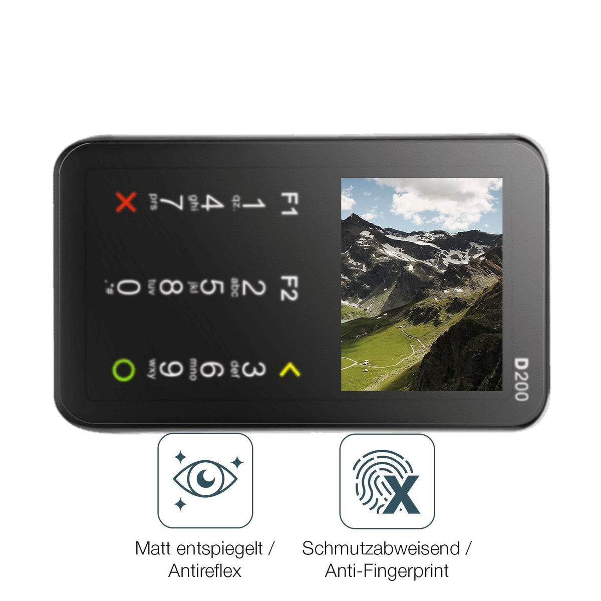 4x Schutzfolie matt für Pax D200 Display-Schutzfol (4)