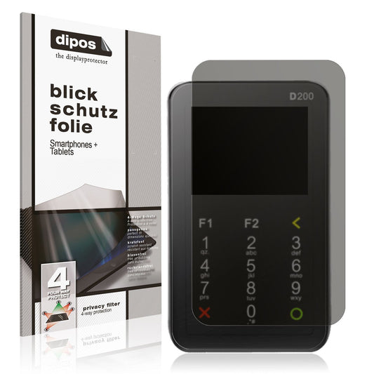 Blickschutzfolie für Pax D200 matt Schutzfolie Pri (1)