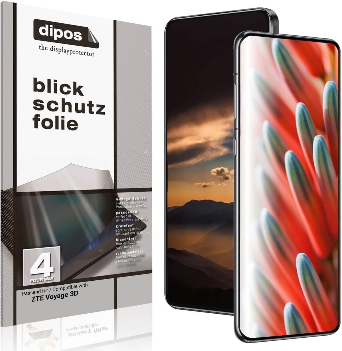 Blickschutzfolie für Realme C61 Global matt Schutz (5)