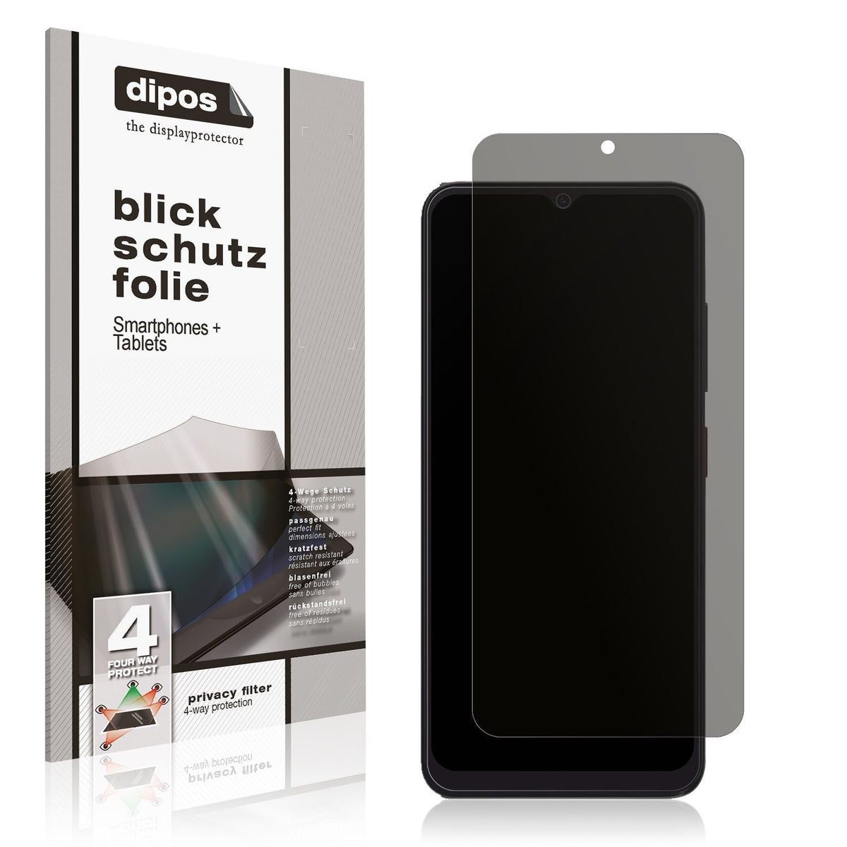 Blickschutzfolie für ZTE Blade A35e matt Schutzfol (1)