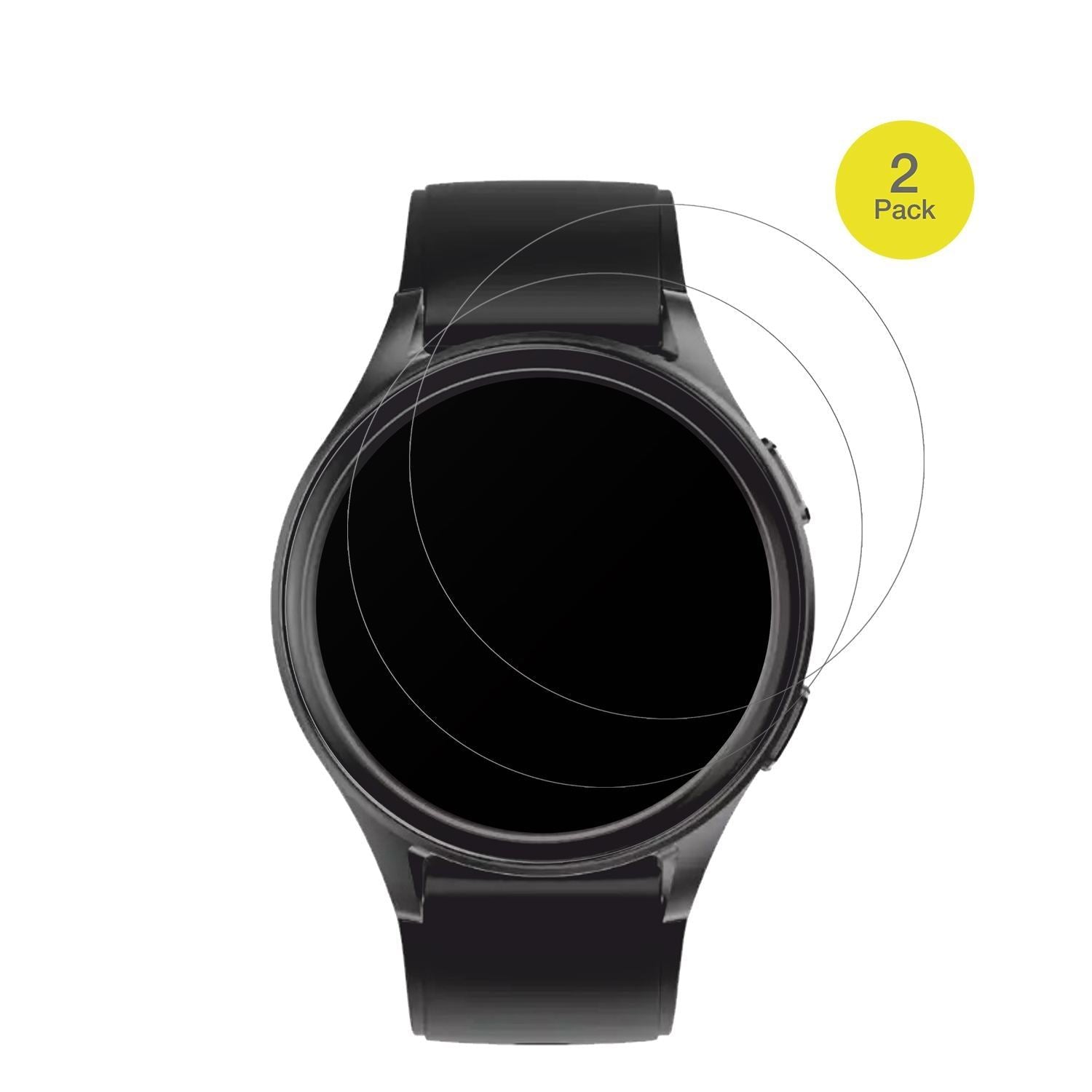 2x Full Cover Schutzfolie matt für Lava ProWatch X (2)