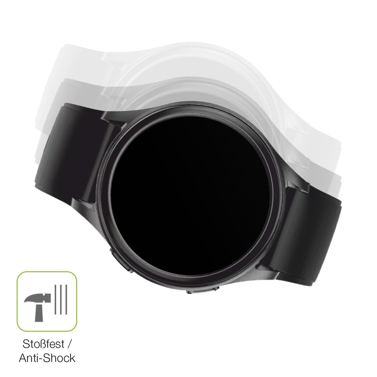 2x Full Cover Schutzfolie matt für Lava ProWatch X (4)