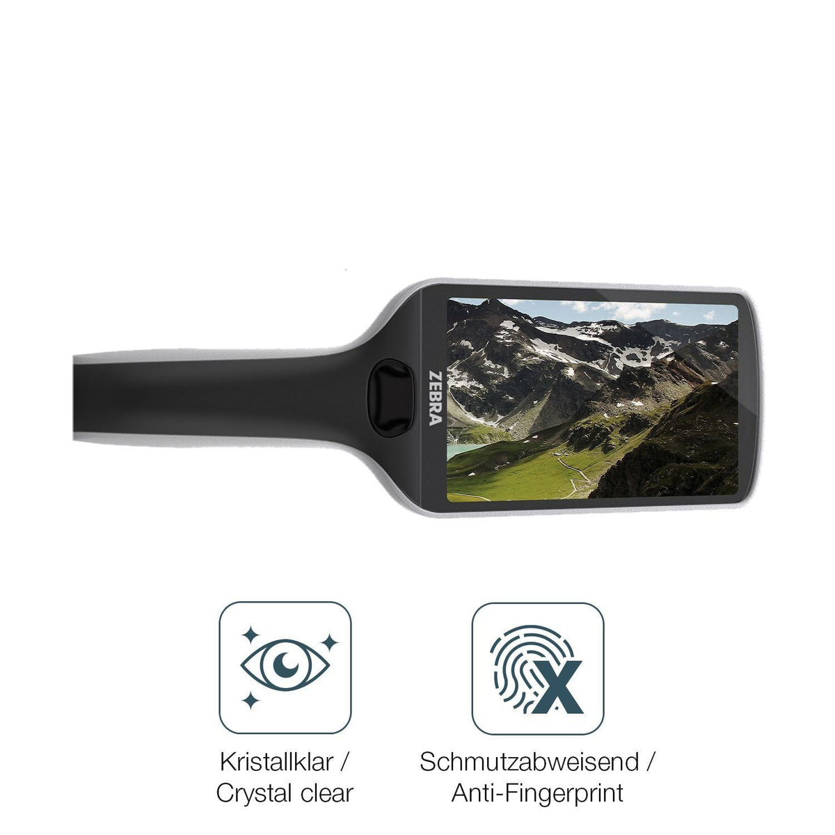 4x Schutzfolie klar für Zebra PS30 Plus Display-Sc (4)