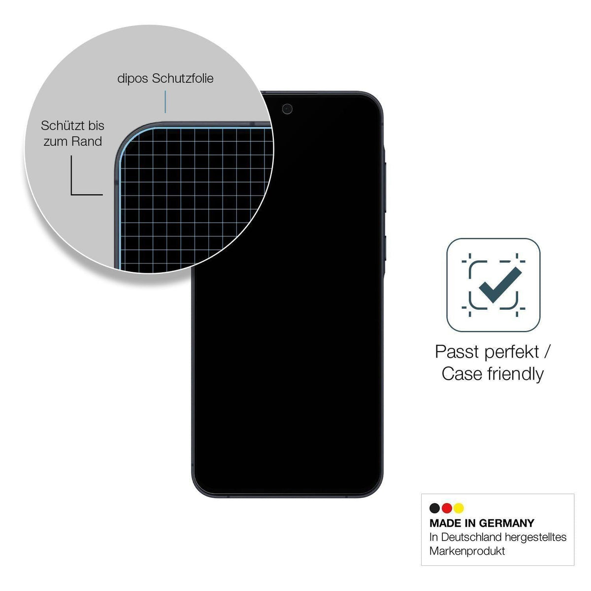 2x 9H Schutzfolie matt für Samsung Galaxy A55 5G E (6)