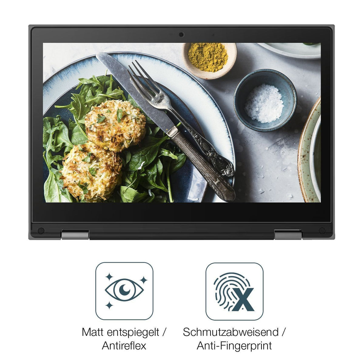 2x 9H Schutzfolie matt für Lenovo 300e Chromebook  (5)