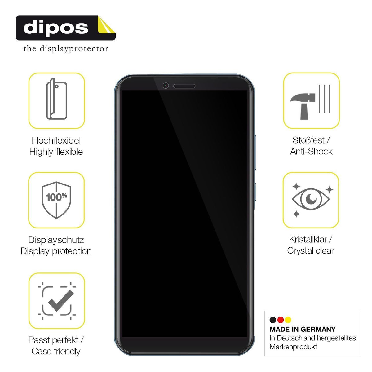 2x 3D Full Cover Schutzfolie für Mobicel PX9 (7)