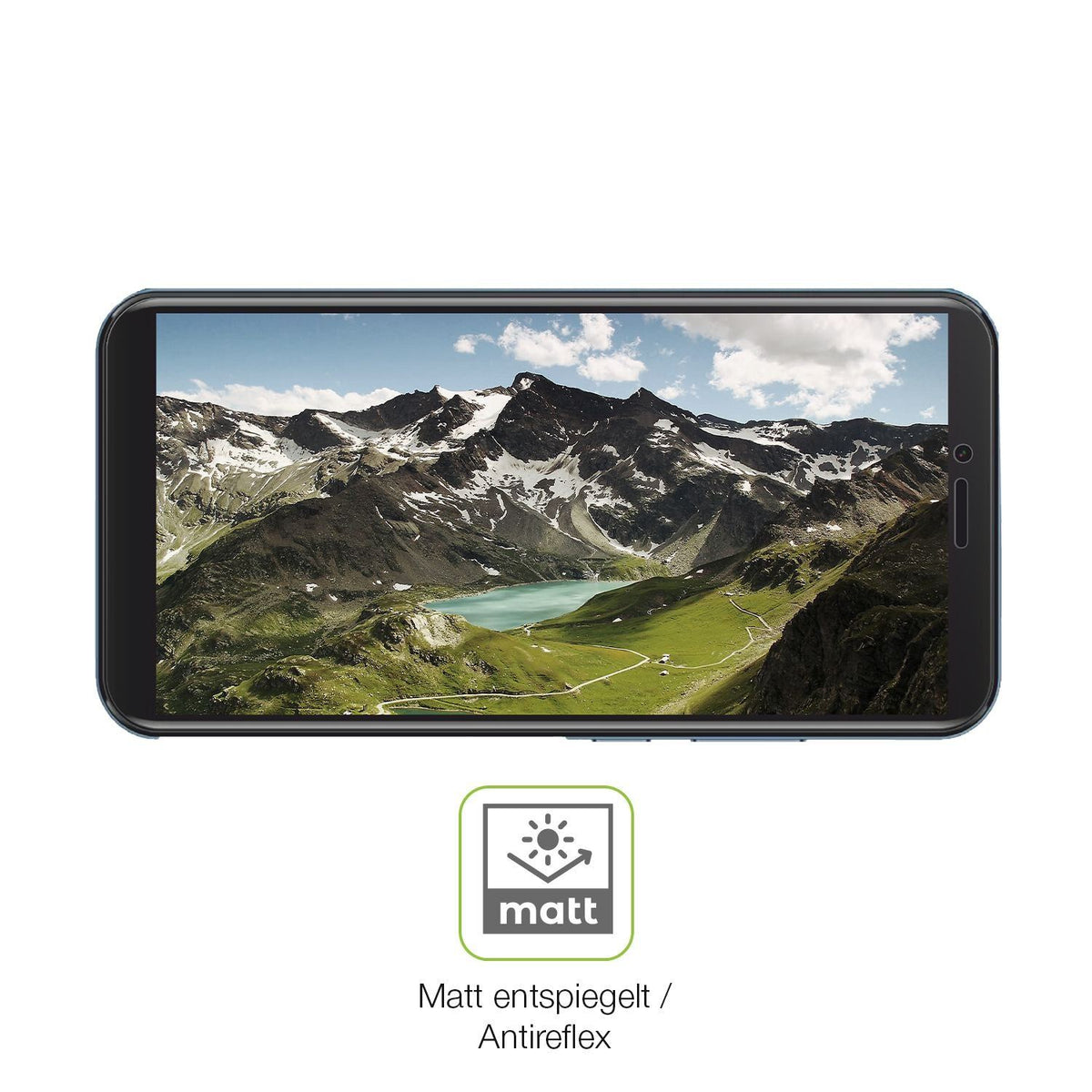 2x Full Cover Schutzfolie matt für Mobicel PX9 (5)