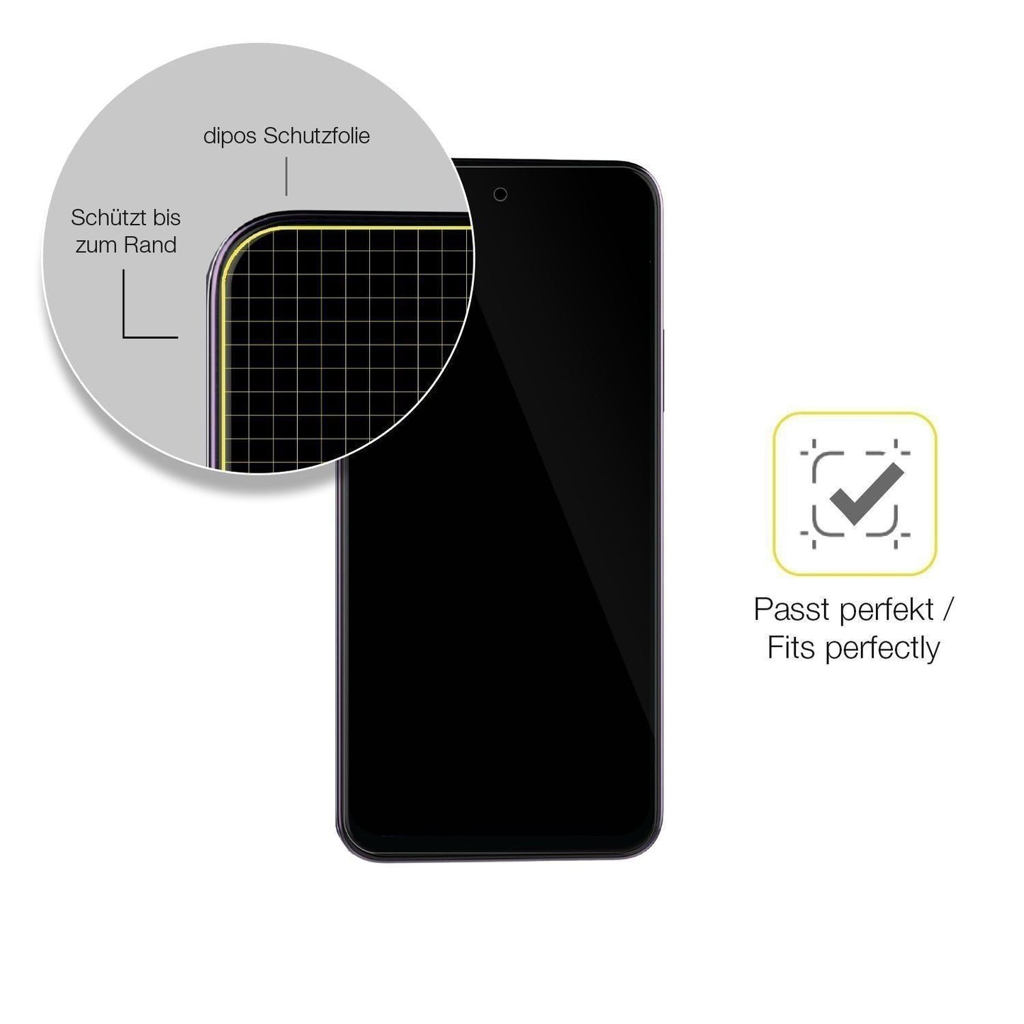2x 3D Full Cover Schutzfolie für Nuu Mobile N30 (6)