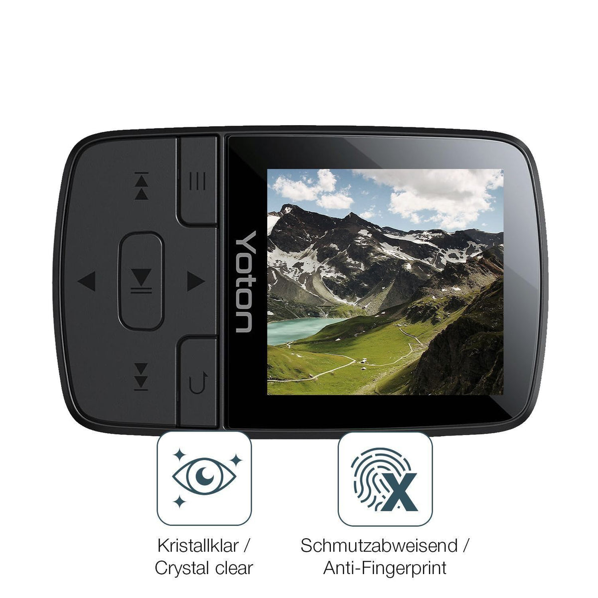 4x Schutzfolie klar für YOTON YM03 MP3-Player Disp (4)