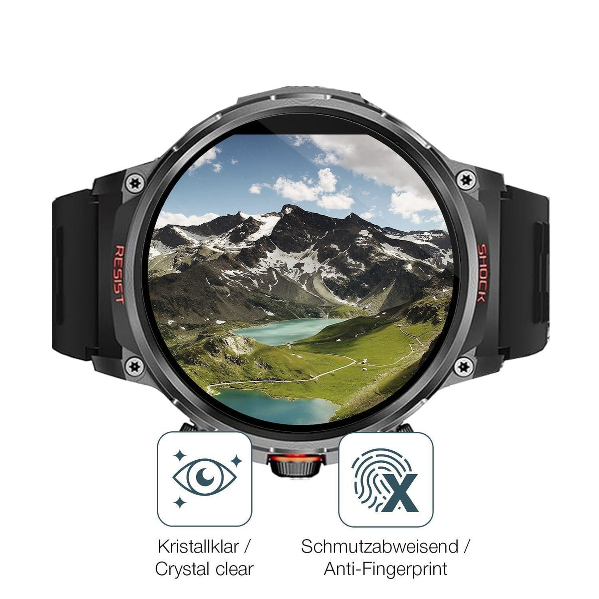 2x 9H Schutzfolie für WalkerFit M6Max Panzerfolie (5)