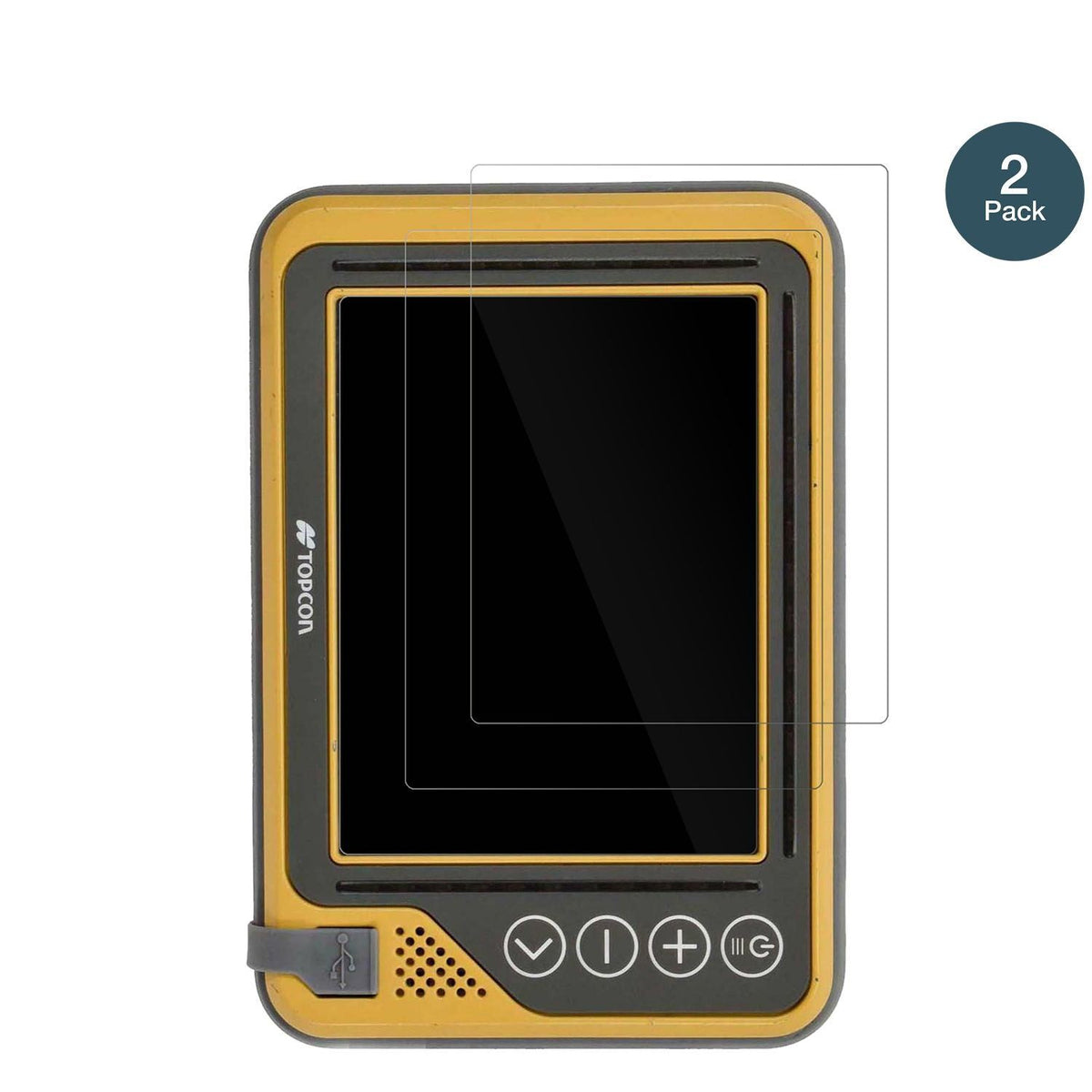 2x 9H Schutzfolie für Topcon GX-55 Panzerfolie (2)