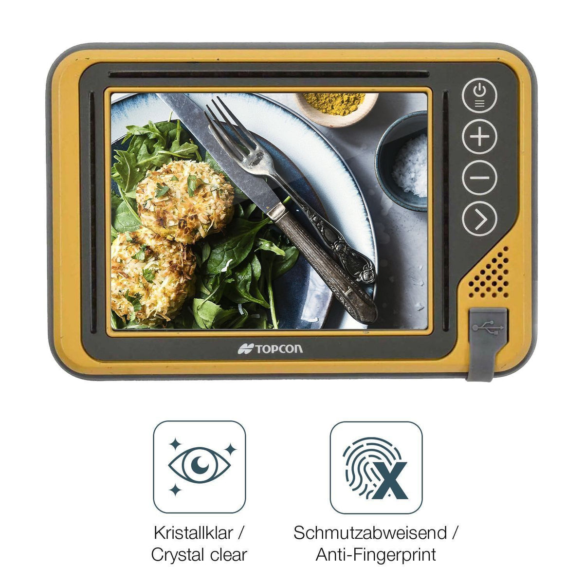 2x 9H Schutzfolie für Topcon GX-55 Panzerfolie (5)