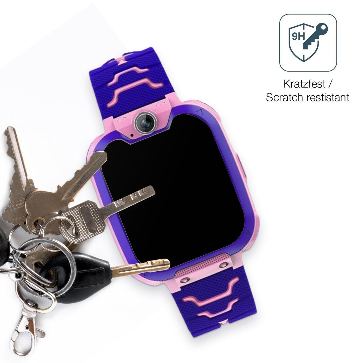 2x 9H Schutzfolie matt für Kesasohe Smartwatch Kin (3)