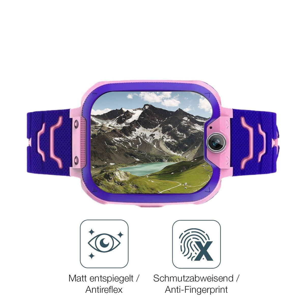2x 9H Schutzfolie matt für Kesasohe Smartwatch Kin (5)
