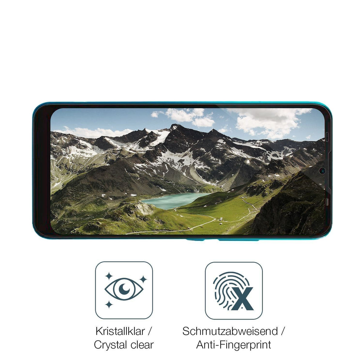 4x Schutzfolie klar für Mobicel Epic Display-Schut (4)