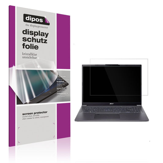2x Schutzfolie klar für Acer Aspire 16 A16-71M Dis (1)