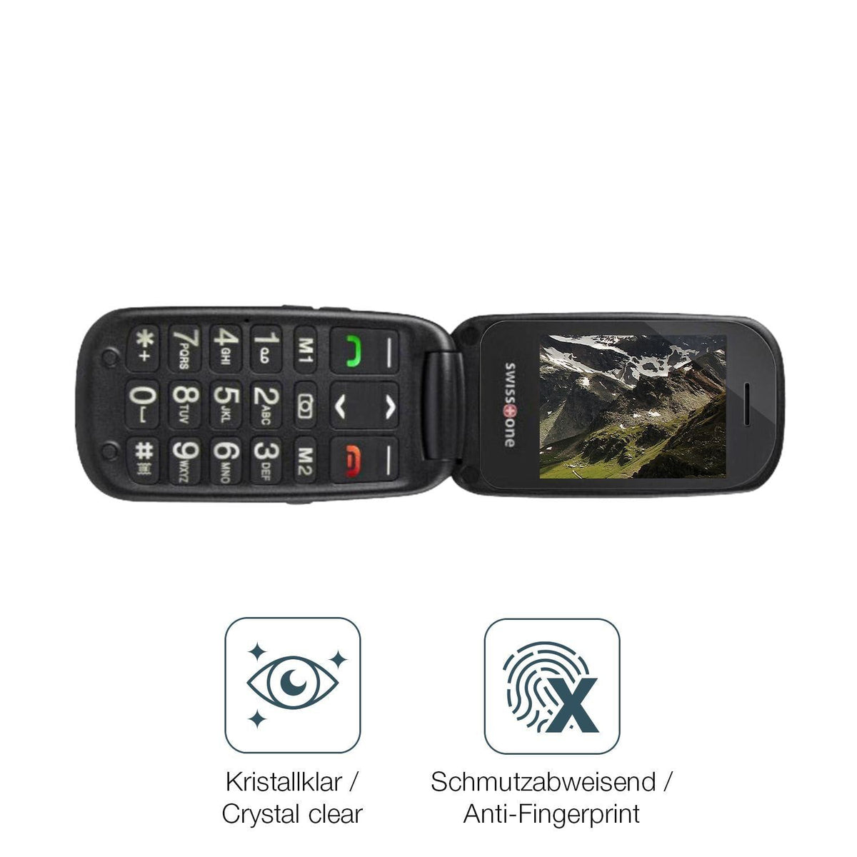 2x 9H Schutzfolie für Swisstone BBM 625 Panzerfoli (5)