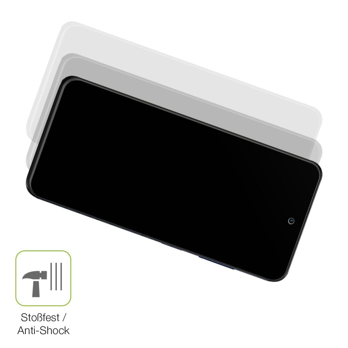 2x Full Cover Schutzfolie matt für BLU Bold K20 (4)