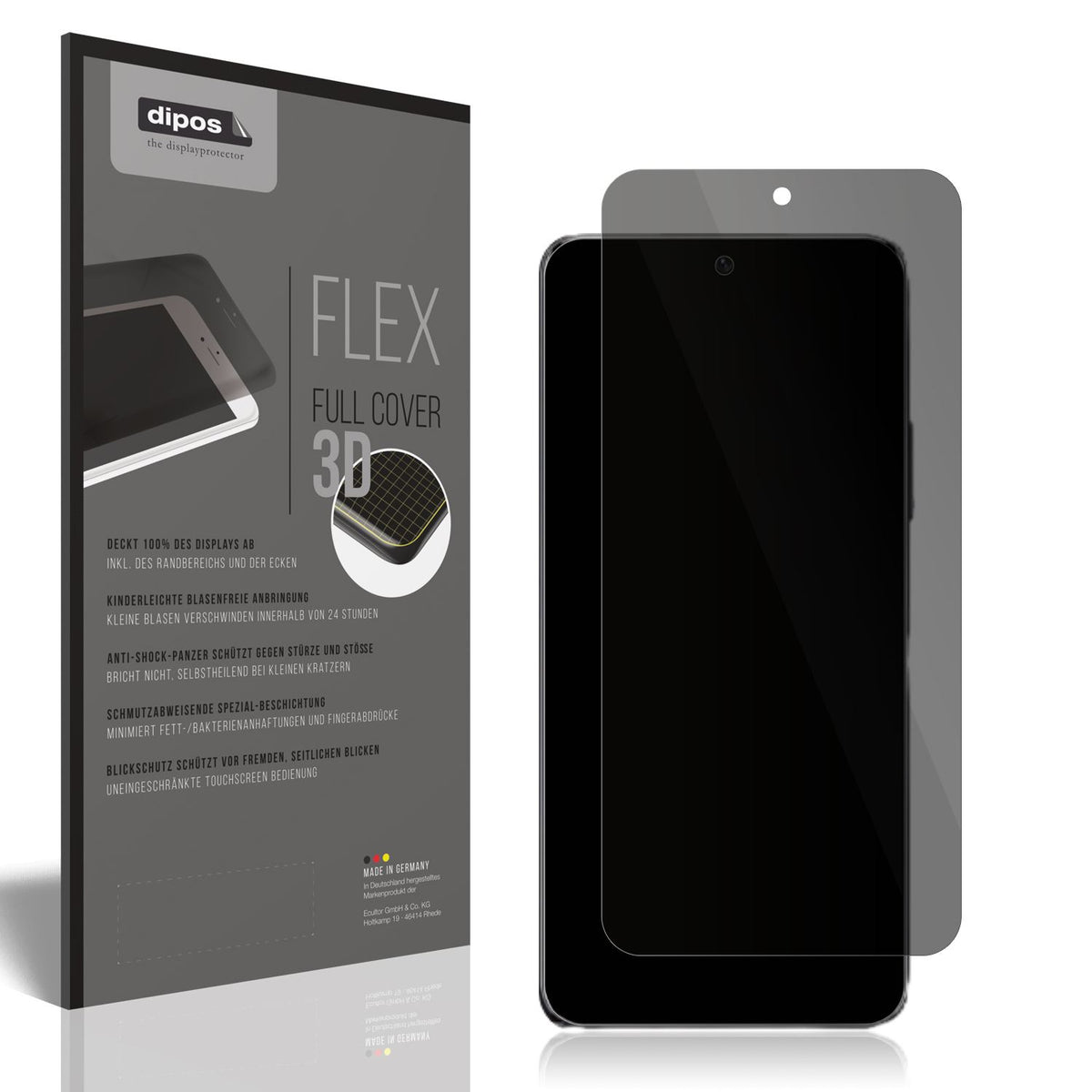 Full Cover Privacy Blickschutzfolie für Huawei Hi  (1)