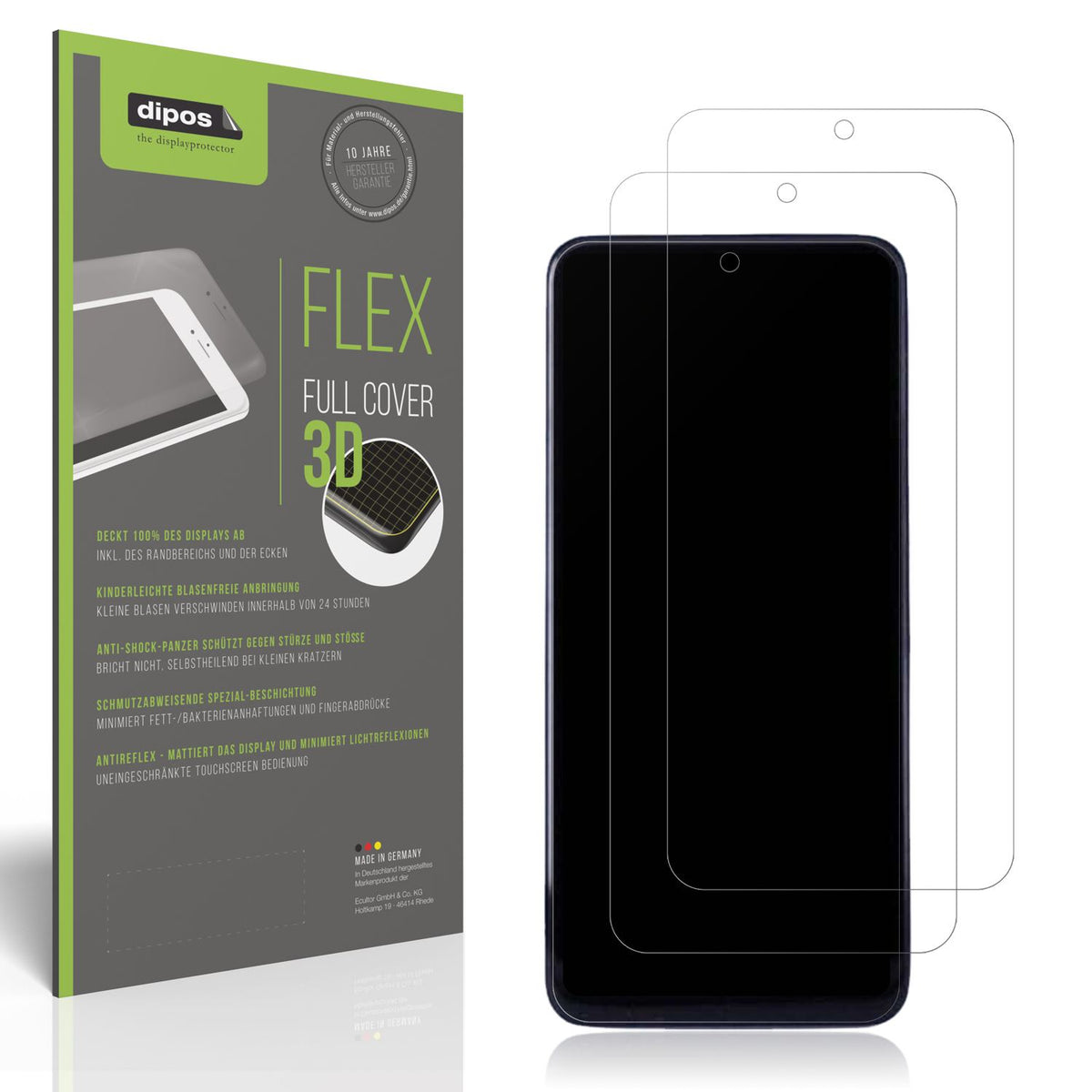 2x Full Cover Schutzfolie matt für Oppo A5 Pro 5G (1)