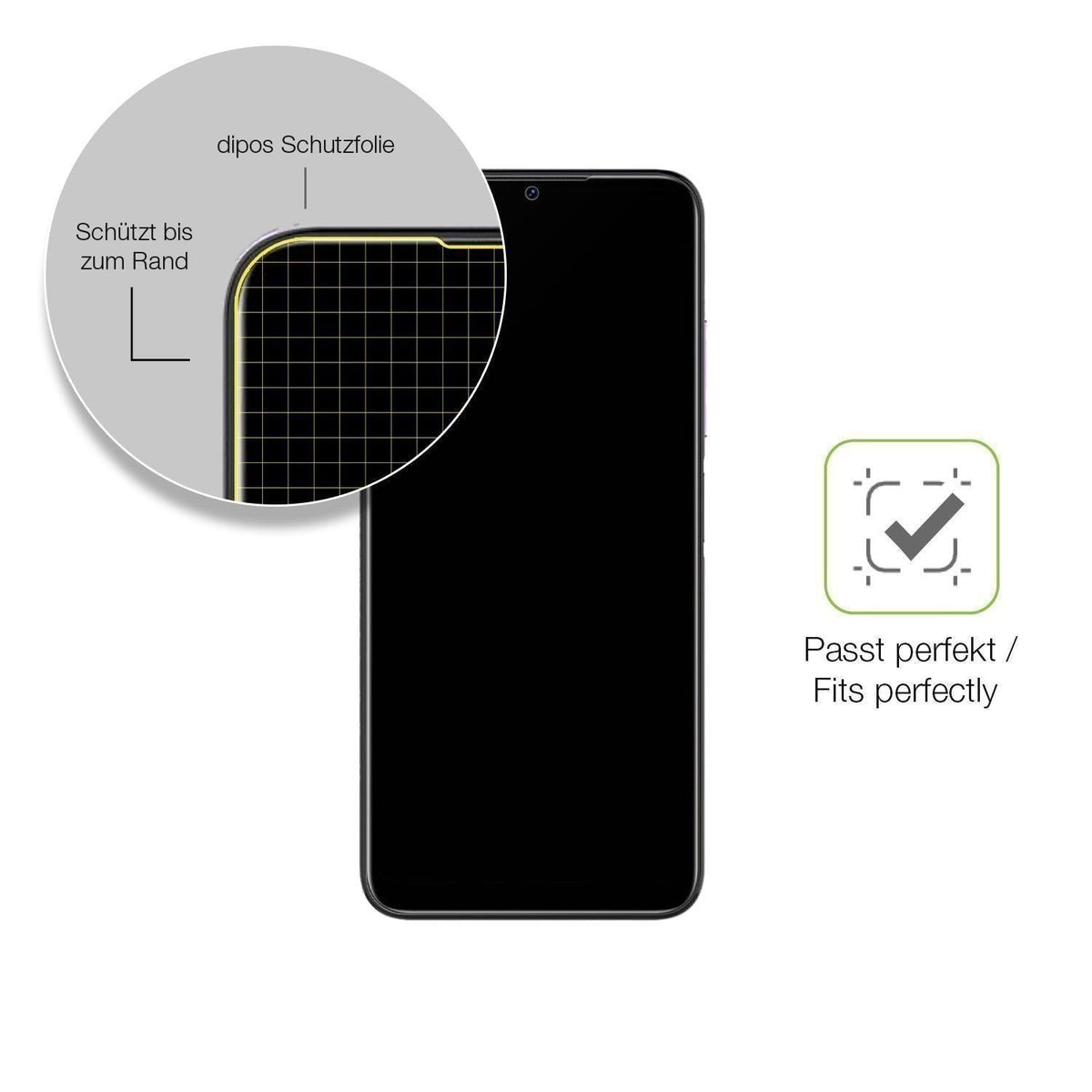 2x Full Cover Schutzfolie matt für Doogee Note 59 (6)
