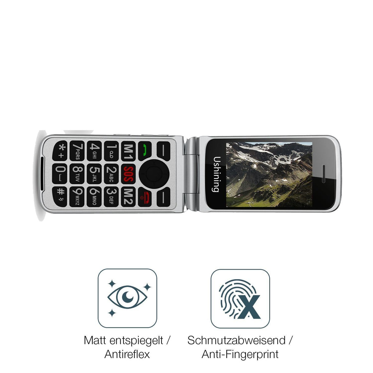 2x 9H Schutzfolie matt für Tosaju 4G Panzerfolie (5)