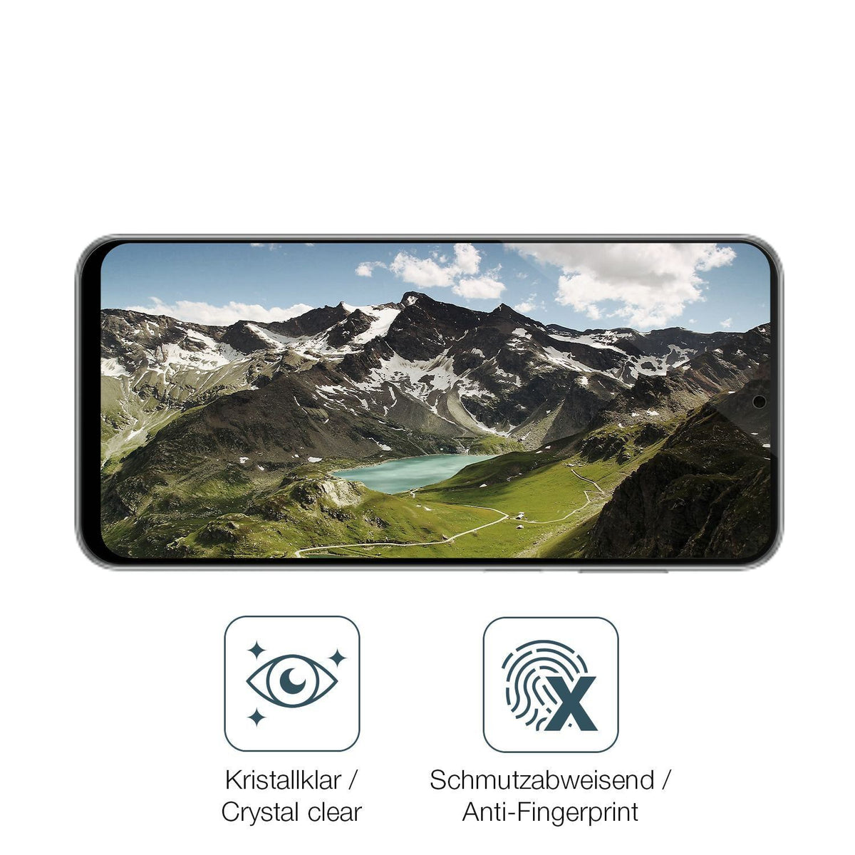 4x Schutzfolie klar für Samsung Galaxy M16 5G Disp (4)