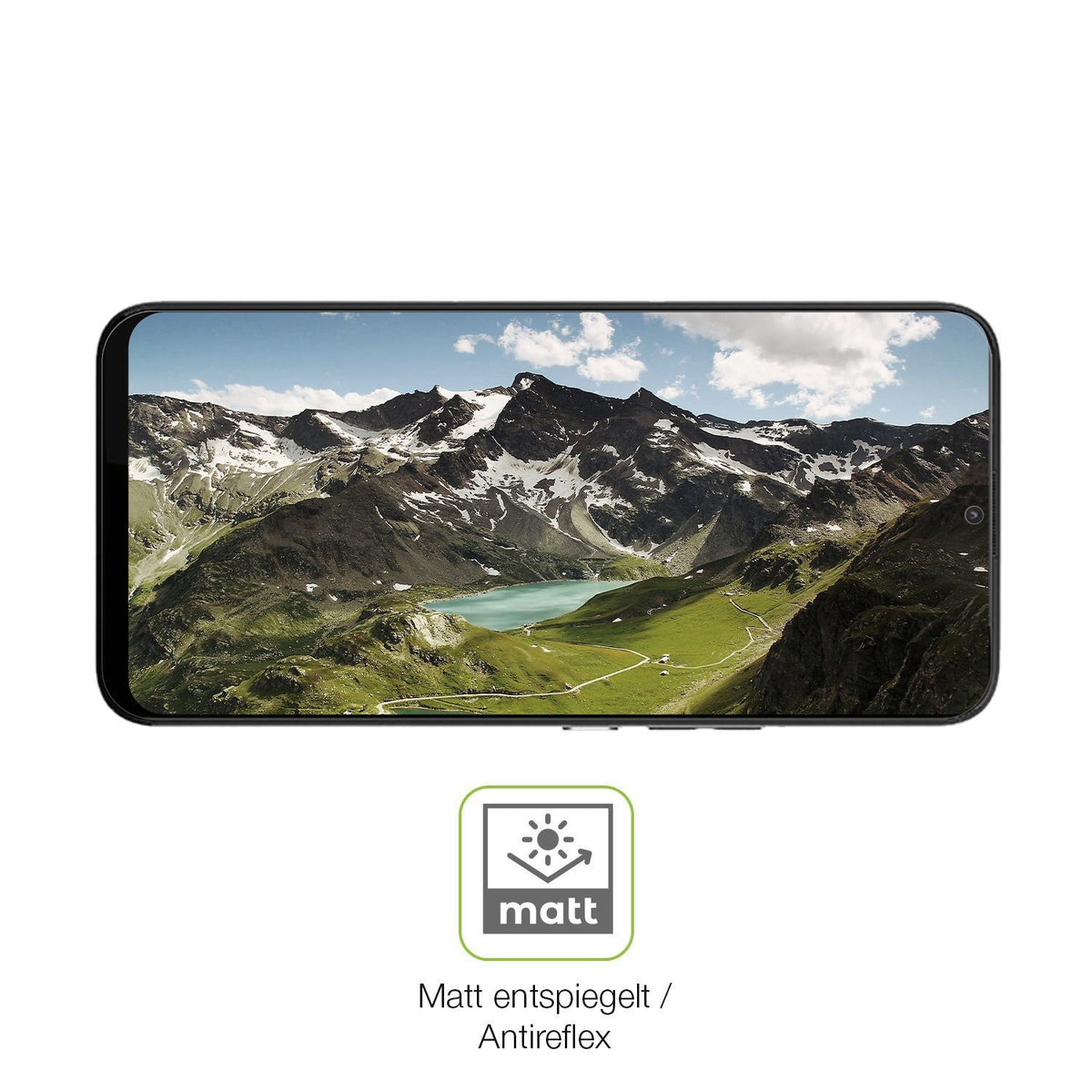 2x Full Cover Schutzfolie matt für Gigaset RePhone (5)