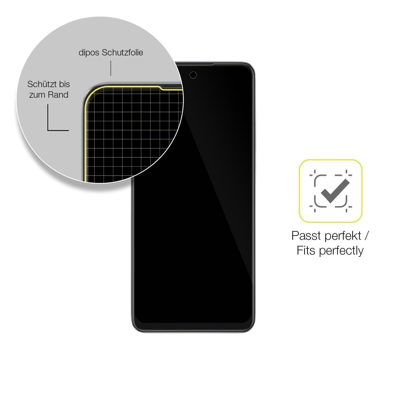 2x 3D Full Cover Schutzfolie für Oppo A40m (6)